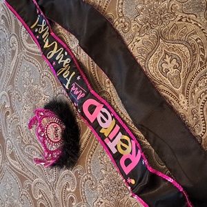 Retirement Banner and Tiara